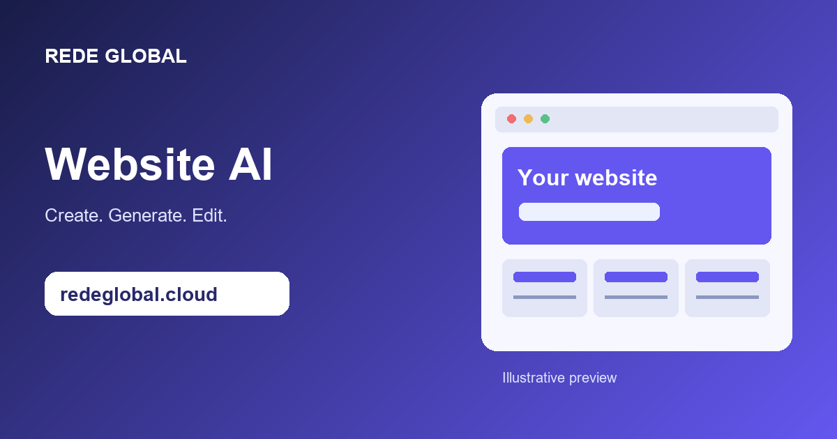 Website AI · Rede Global